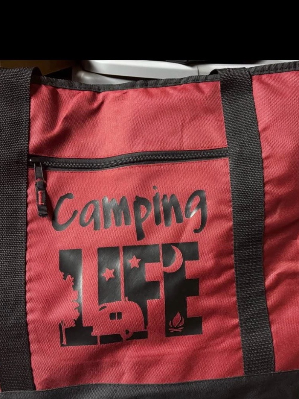 Ozark Trail 50 Can Thermal TOTE bag- Red Color-NEW.